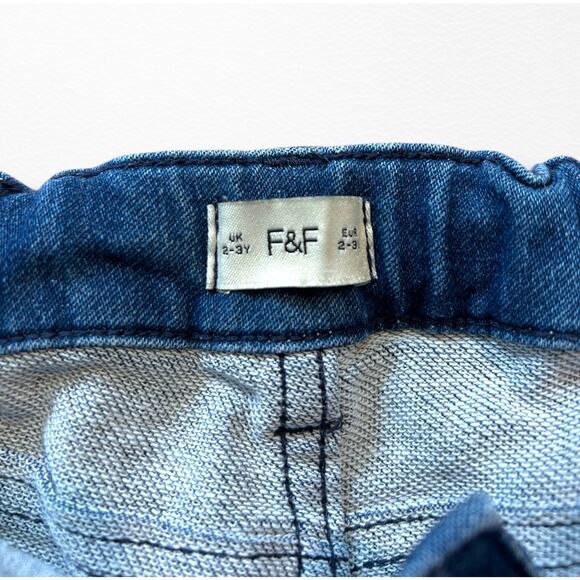F&F Fire Engine Appliqué Jeggings, Size 2/3 - Picture 3 of 7